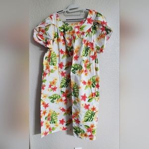 VTG Puanani by RJC Hawaiian Print Short Sleeve Muumuu Dress Women's Size XXL